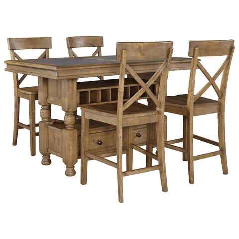 Trishley Counter Height Table with Storage